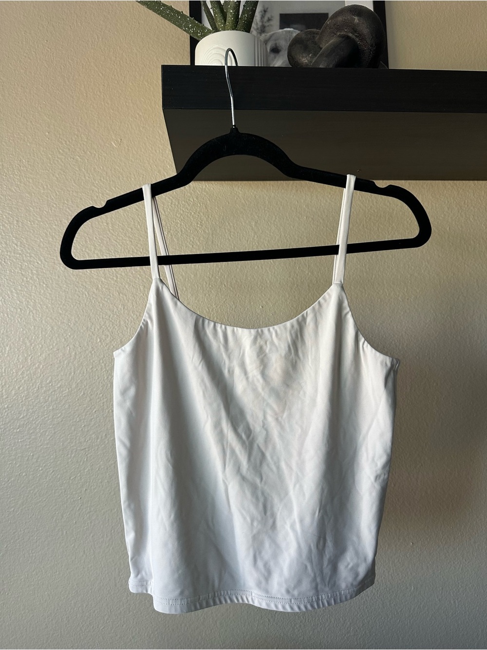Classic Beige Spaghetti Strap Tank Top - Women